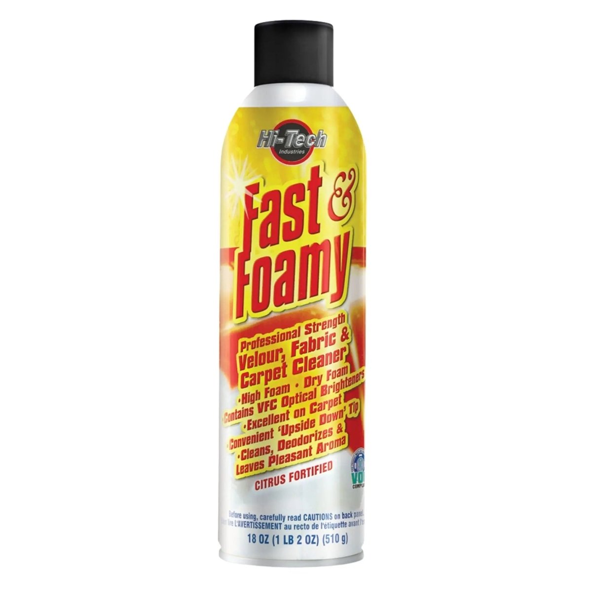 Hi-Tech Fast & Foamy Carpet and Upholstery Cleaner - Detail Direct