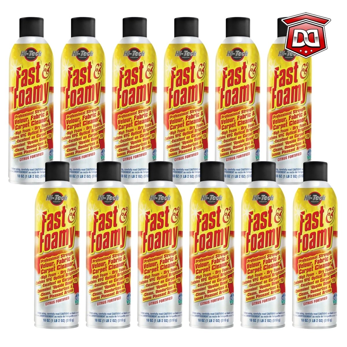 Hi-Tech Fast & Foamy Carpet and Upholstery Cleaner - Detail Direct