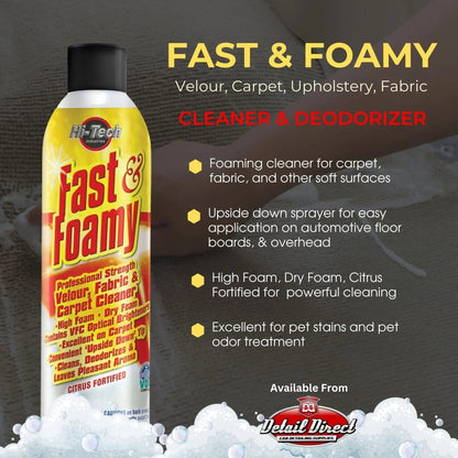 Hi-Tech Fast & Foamy Carpet and Upholstery Cleaner - Detail Direct