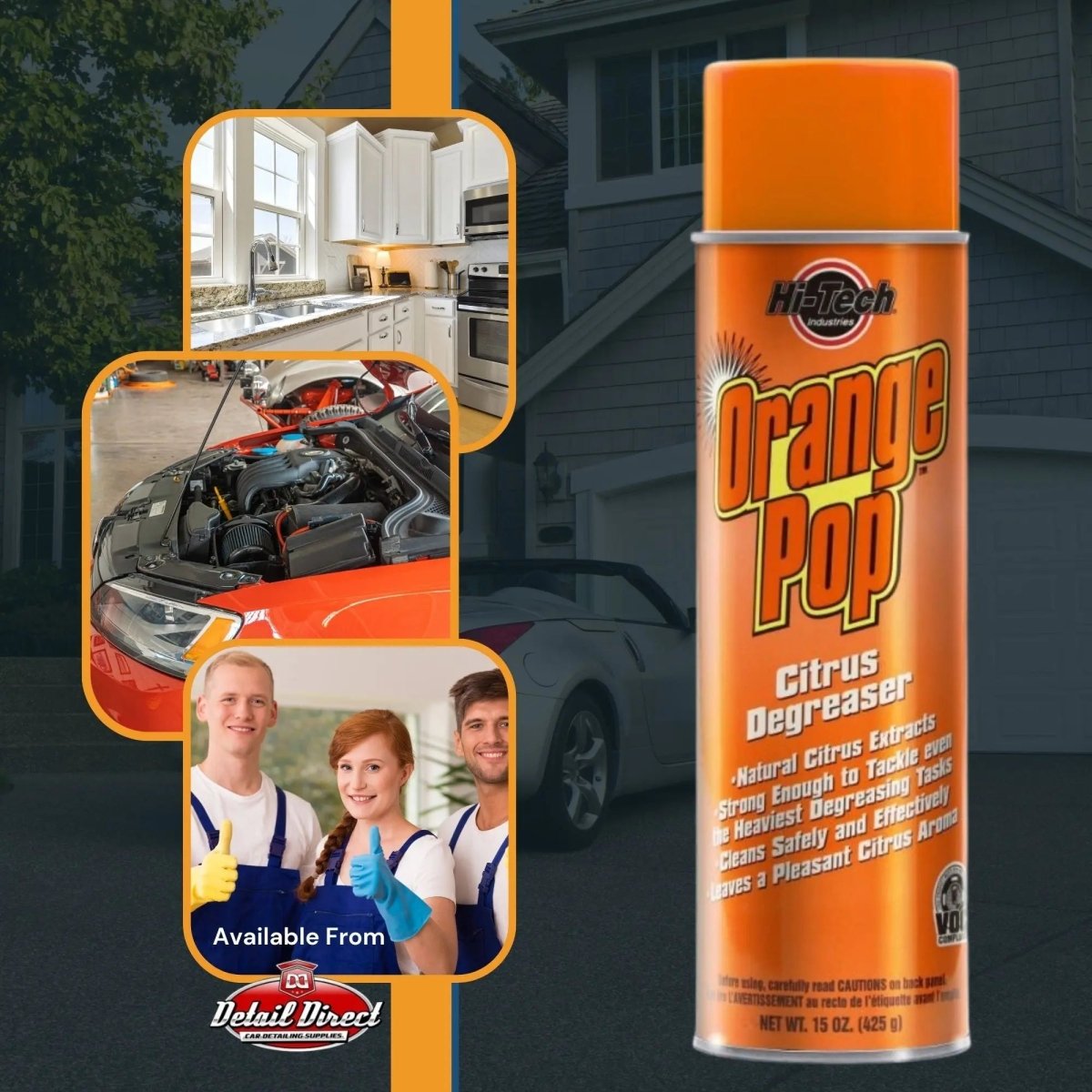 Hi-Tech Orange Pop Citrus Degreaser - Detail Direct