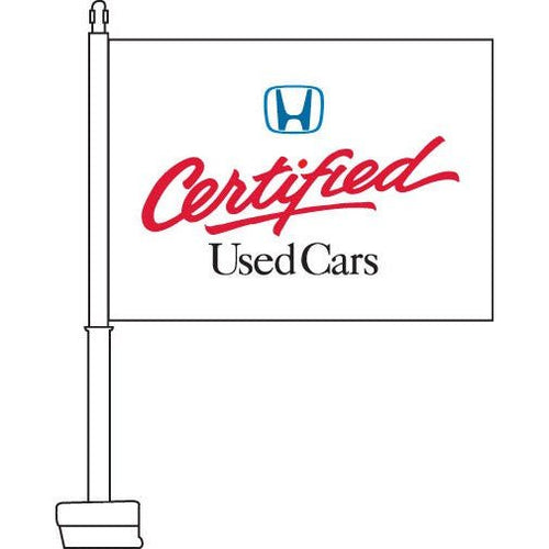 Honda Certified Used Cars Car Flag - Detail Direct