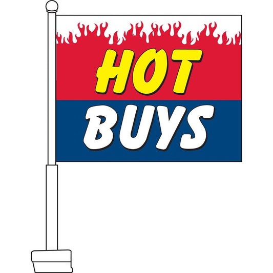 Hot Buys Car Flag - Detail Direct