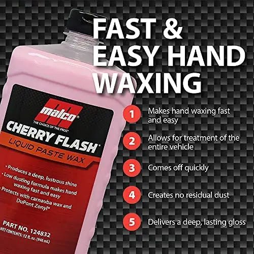 Malco Cherry Flash Wax (Step 3) - Detail Direct