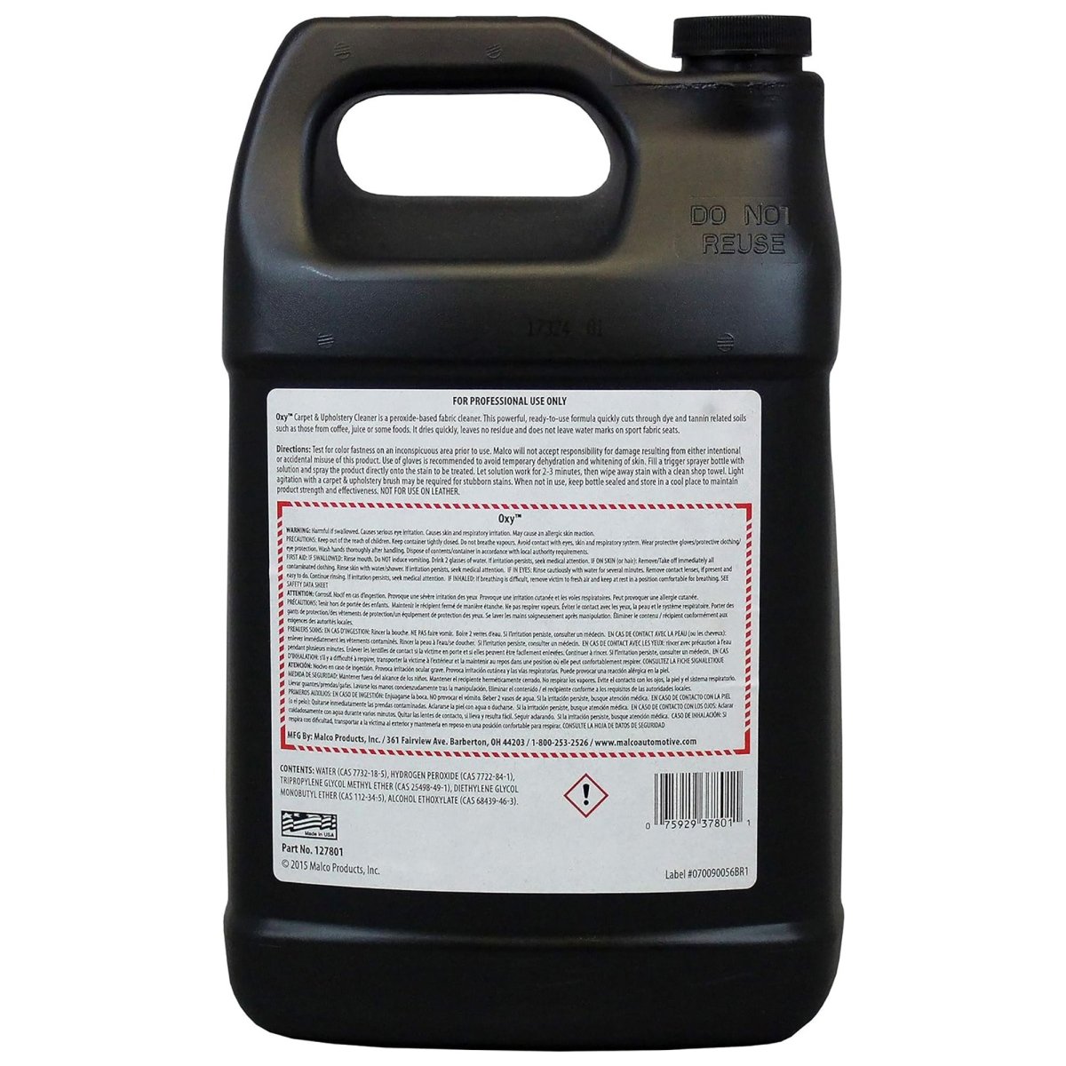 Malco Oxy Carpet & Upholstery Cleaner - Detail Direct