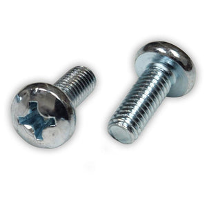 Metric Phillips Pan Head License Plate Screws M6 x 16mm (Box of 100) - Detail Direct