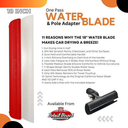 One Pass Water Blade 2-Piece Kit (Choose Size) - Detail Direct