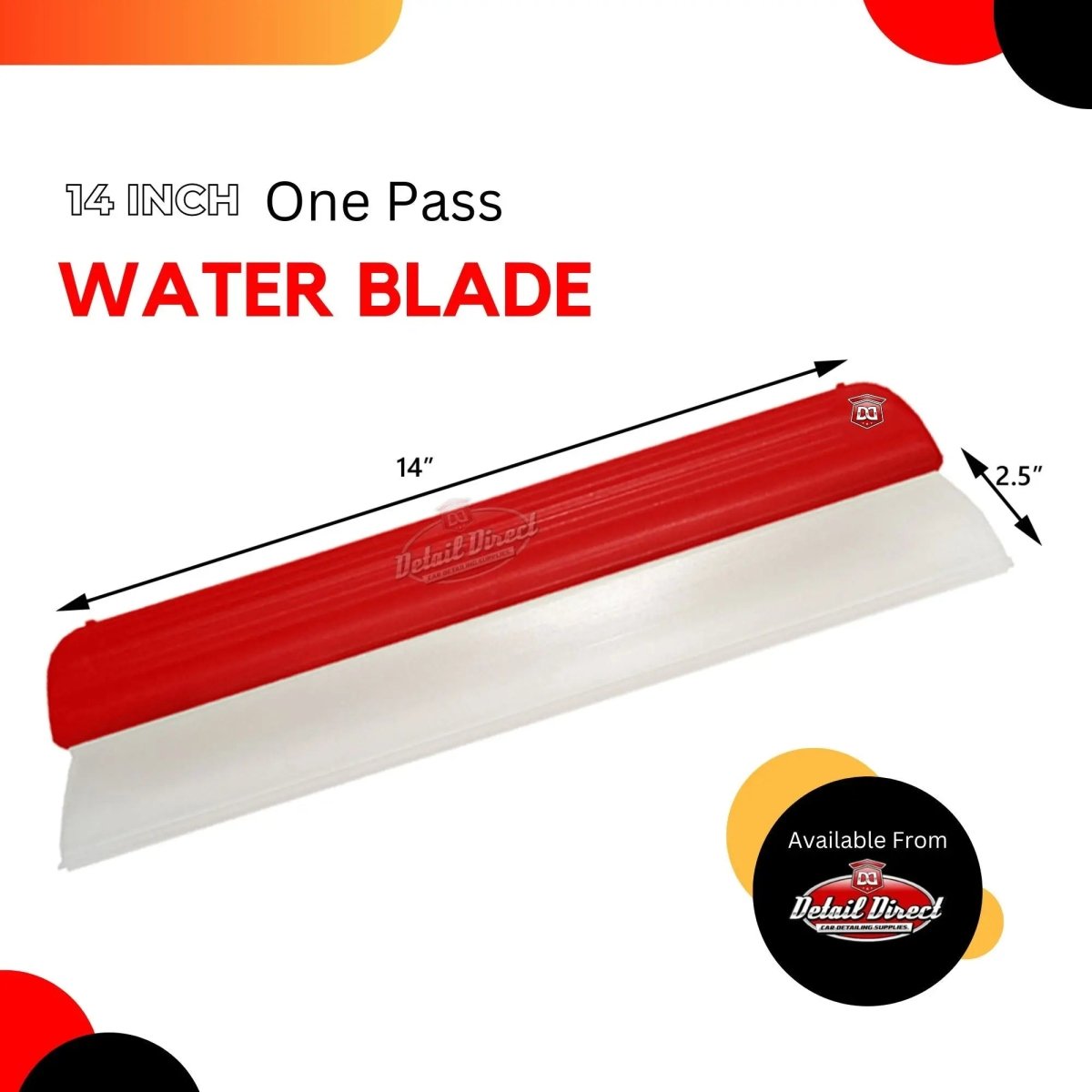 One Pass Water Blade 2-Piece Kit (Choose Size) - Detail Direct