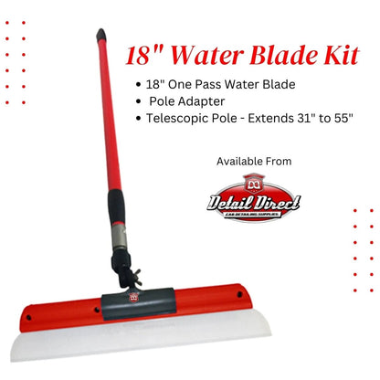 One Pass Water Blade 3-Piece Kit (Choose Size) - Detail Direct