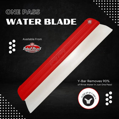 One Pass Water Blade Car Drying Squeegee (Choose Size) - Detail Direct