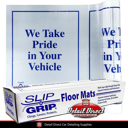 Slip-N-Grip Plastic Floor Mats (500 Roll) - Detail Direct