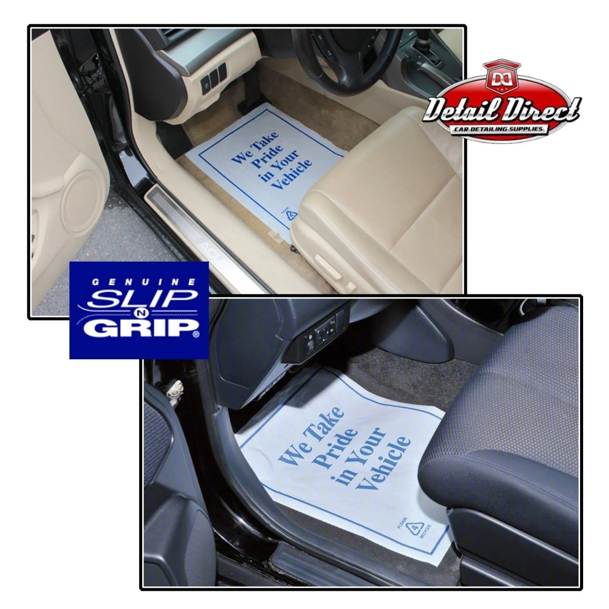 Slip-N-Grip Plastic Floor Mats (500 Roll) - Detail Direct