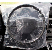 Load image into Gallery viewer, Slip - N - Grip® Slide - On Plastic Disposable Steering Wheel Covers (Roll of 500) - Detail Direct