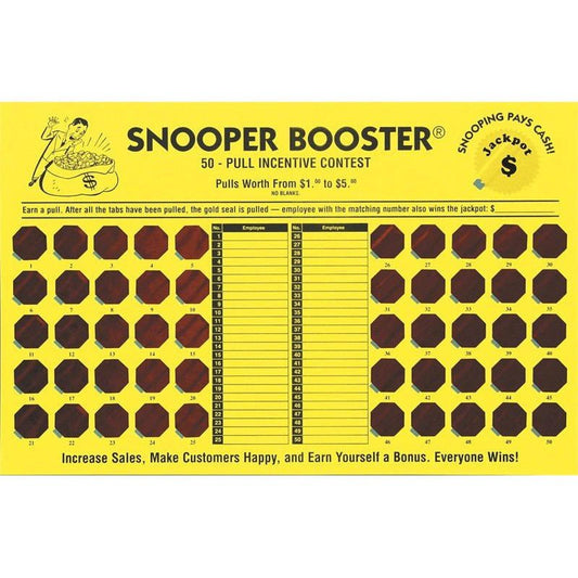 Snooper Booster Sales Incentive Game Board - Detail Direct