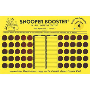 Snooper Booster Sales Incentive Game Board - Detail Direct