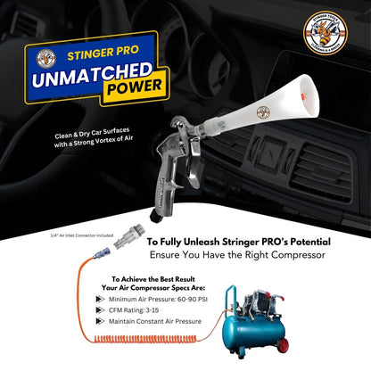 Stinger PRO Multi-Purpose Dry Cleaning Gun - Detail Direct