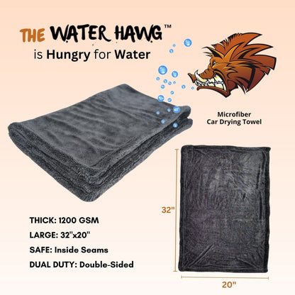 Water Hawg Mega Car Drying Towel - Detail Direct