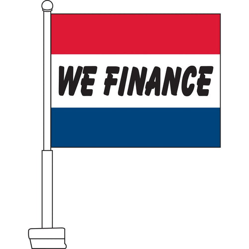 We Finance Car Flag - Detail Direct